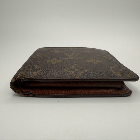 Louis Vuitton Vintage Bi-Fold Marco Wallet | Brown Monogram | Used | Mens | - Picture 3 of 16